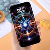Cosmic Starry Sky Pattern Phone Case For Xiaomi Mi Poco F3 F4 F5 F6 X3 X4 X5 X6 X7 M3 M4 M5 M6 M7 GT Pro 5G Black