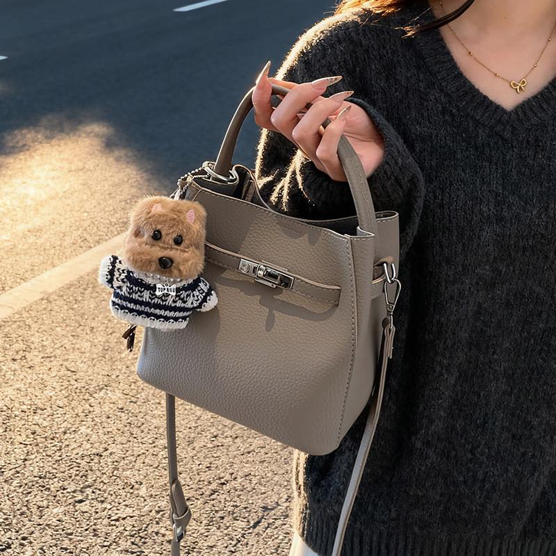IELGY Ladies Messenger Bag Retro Fashion All-Match Portable Bucket Bag