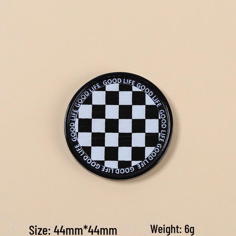 Handmade Resin Accessories: Chessboard Pattern Shoe Buckle, Hairpin, and Jewelry Material Set