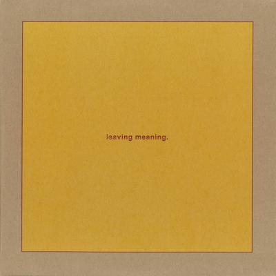 LP Record SWANS - Leaving Meaning. YG63 Young God Recor 2019 US Rock