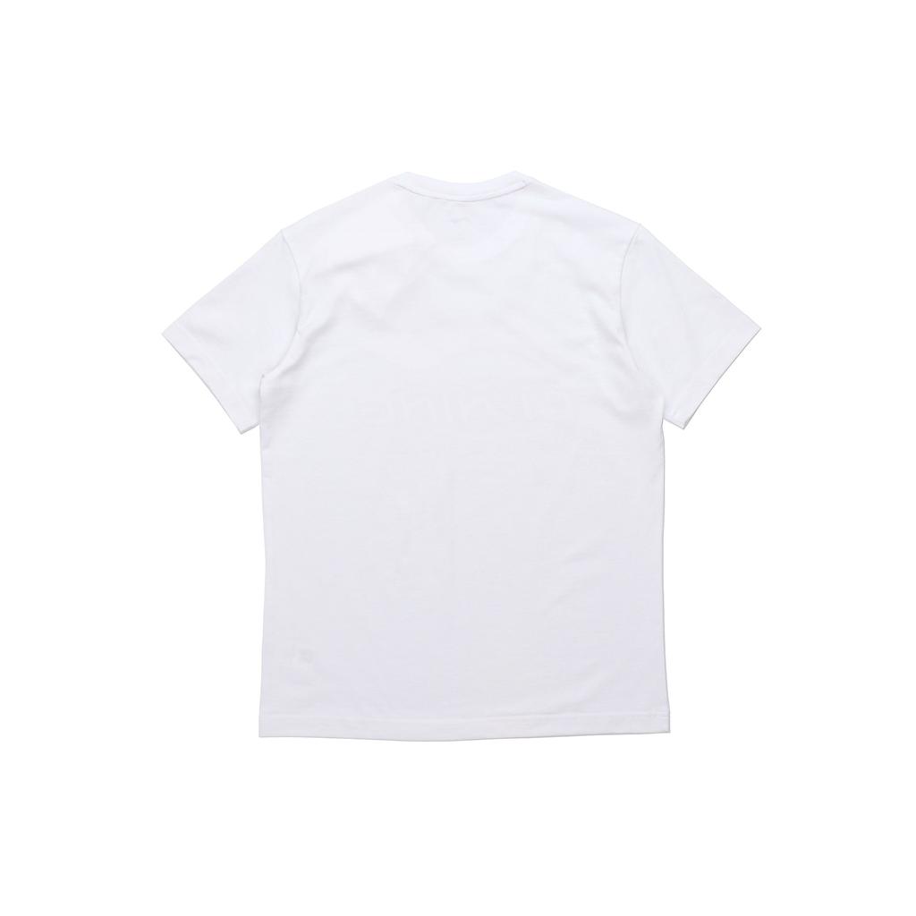 Li-Ning Silver Logo Casual Short Sleeve T-Shirt Men Tops White AHSP495-7