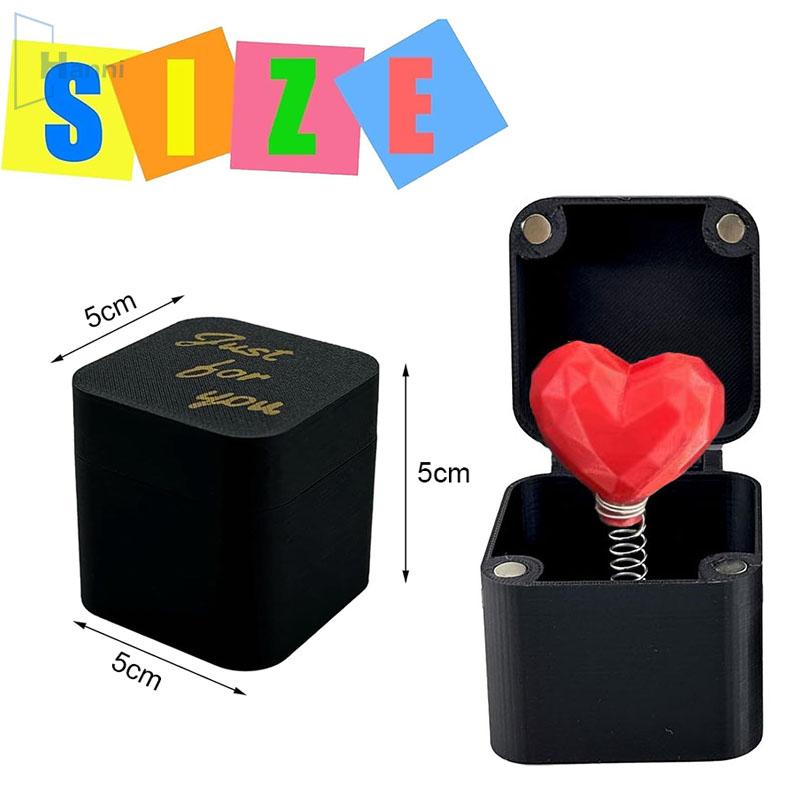 Surprise Gift Box,3D Printed,red Roses Love Heart In A Box,Surprise Pop Up Gift Box,Christmas Birthday And Valentine's Day Gifts