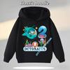 1-8 Years Old Octonauts Children's Hooded Sweatshirt Boys'Sport Shirt Girls' Casual Top Digital Print Autumn/Winter Long-Sleeved