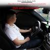 Double layer Car Rear Side Window Sunshade UV Protect Perspective Mesh W/ Zipper