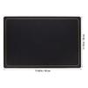 4Pcs PU Place Mats Set Wear-Resistant Heat-Resistant Non-Slip Dining Table Placemats for Kitchen Countertop Workstation Simple