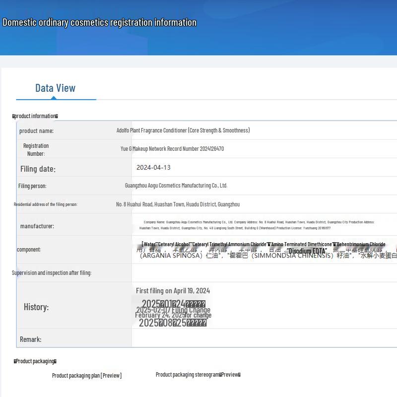 Adolfo Plant Fragrance Hair Conditioner