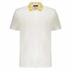 Ss24 Letter Logo Embroidered Print Short Sleeve Polo Shirt Men Polo Shirts White 1012260-1A10242-2W110