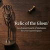 Tabletop Halloween Decoration Skeleton Candle Holder Gothic Resin Hand Holder And Standing