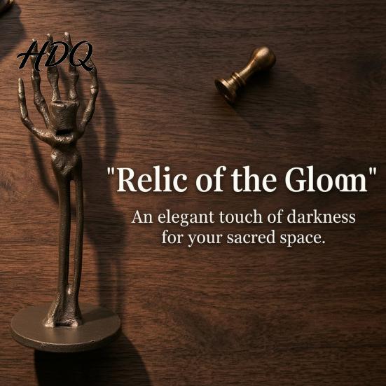 Tabletop Halloween Decoration Skeleton Candle Holder Gothic Resin Hand Holder And Standing