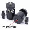 1/4 Mini Ball Head Swivel Screw Tripod Ballhead Phones Stand Monopod Mount Adapter For Cameras Tripods Mount Adapter Acssories