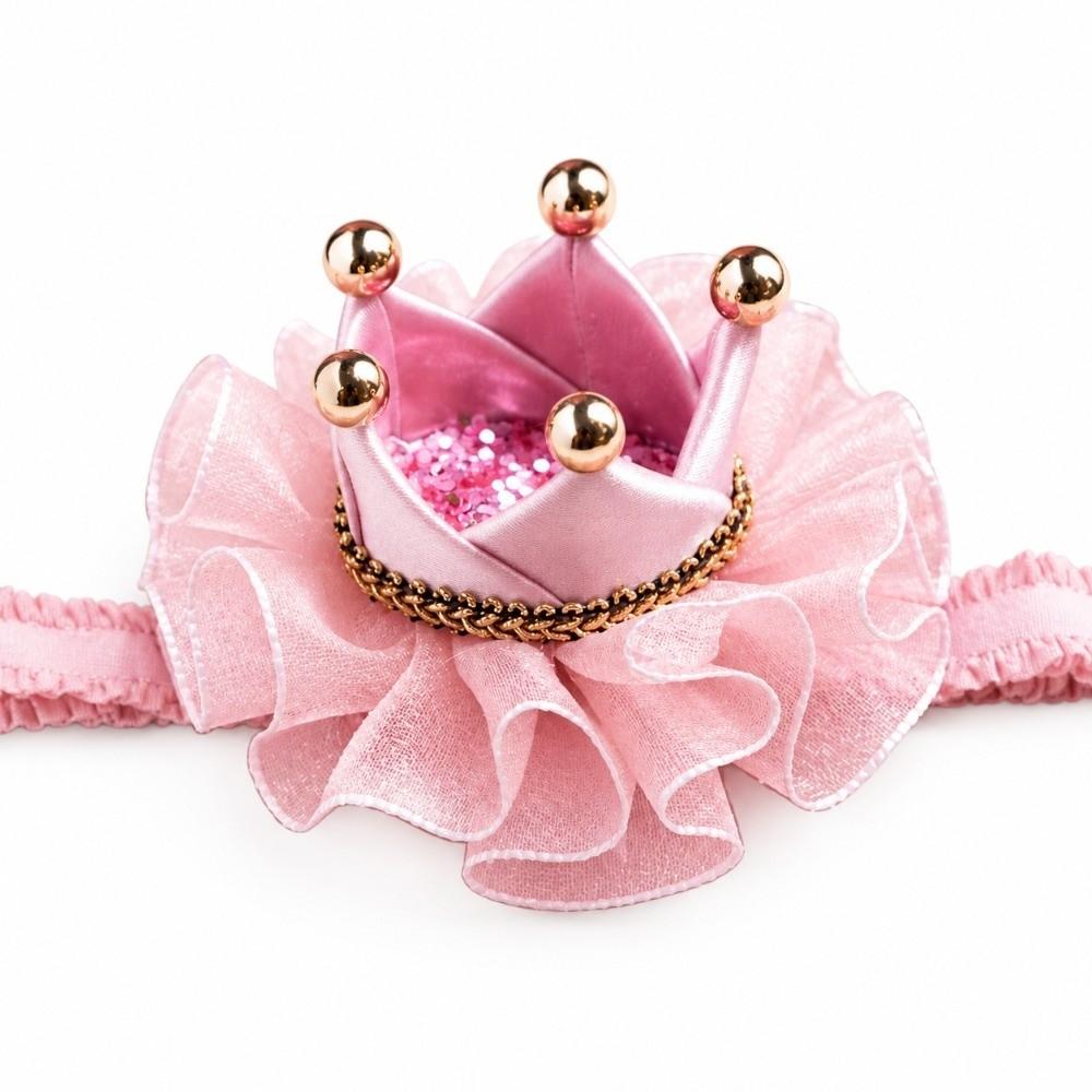 Star Shape Princess Hair Accessories Tulle Mesh Baby Hairband New Kids Hairband for Baby Girls