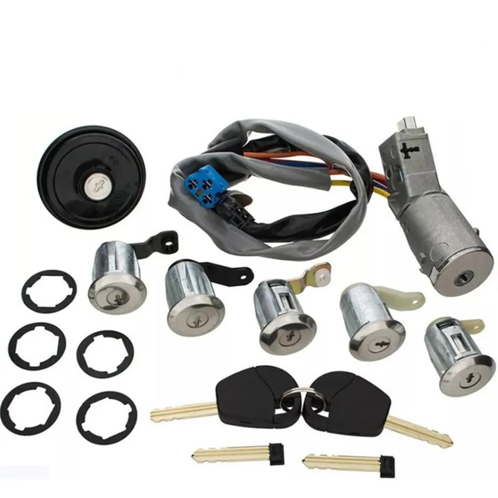 Car Ignition Switch Lock Cylinder Set 4162Cf For Citroen Berlingo 2002-2008