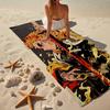Rengoku Kyoujurou Fashion Beach Towel: Ideal for Summer Adventures Soft, absorbent and quick drying suitable for swimming and bathing