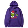 Christmas Green Goblin Hoodies Winter Casual Fleece Sweatshirt Top for Men Women Hoodie