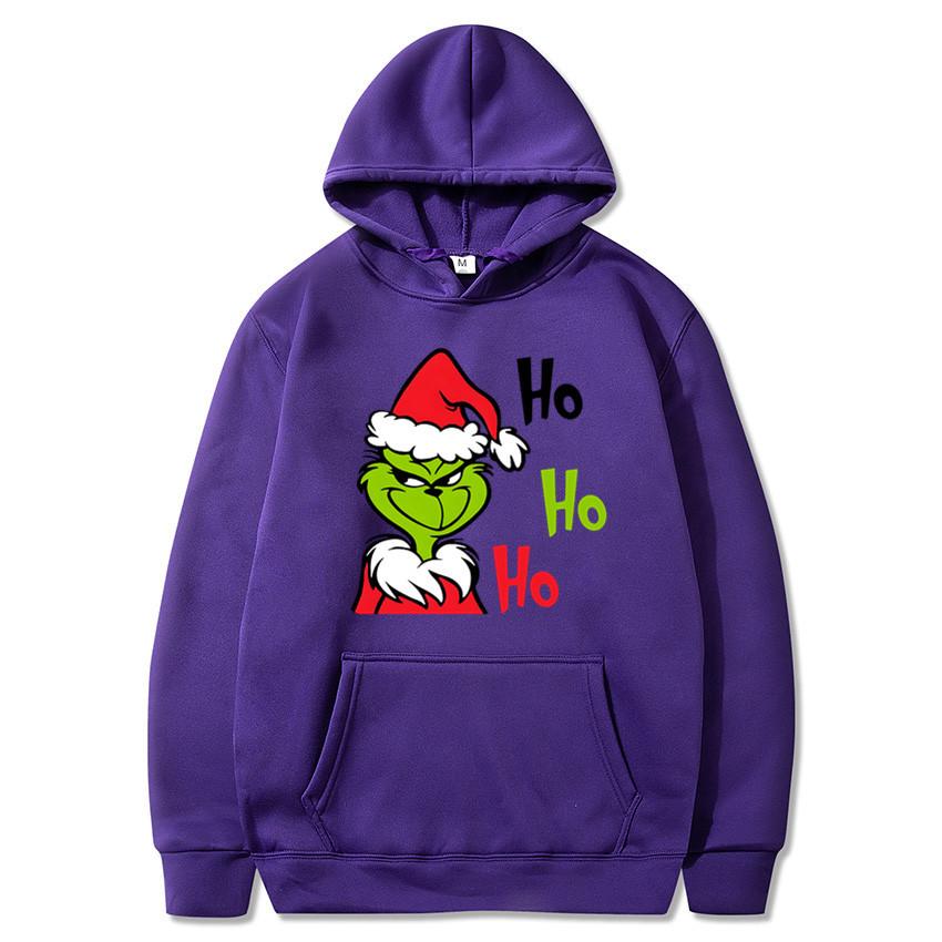 Christmas Green Goblin Hoodies Winter Casual Fleece Sweatshirt Top for Men Women Hoodie