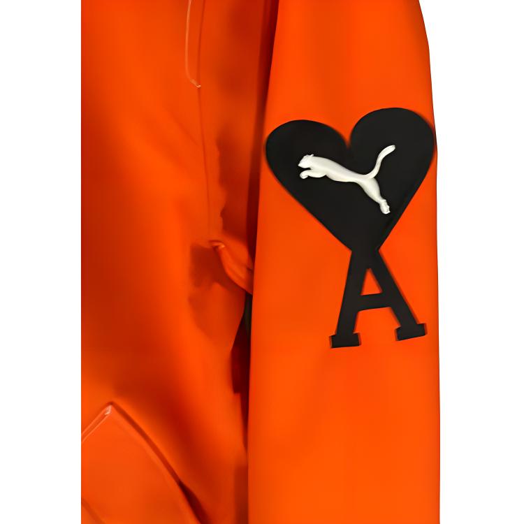 Puma X Ami W Lightweight Jacket Orange Unisex Streetwear 534072-95