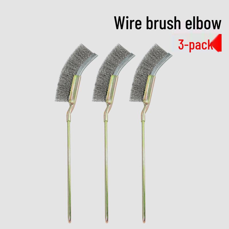 Stainless Steel Wire Brush with Handle - Rust Remover and Barbecue Grill Cleaner