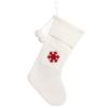 Christmas Socks Knit Christmas Stockings For Family Farmhouse Monogram Snowflake Christmas Stockings Stocking Stocking