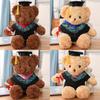 Graduation Teddy Bear Plush Bachelor's Clothing Cap Certificate Gift