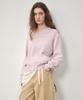 OSTKAKA Cotton V-Neck Pullover Light Pink