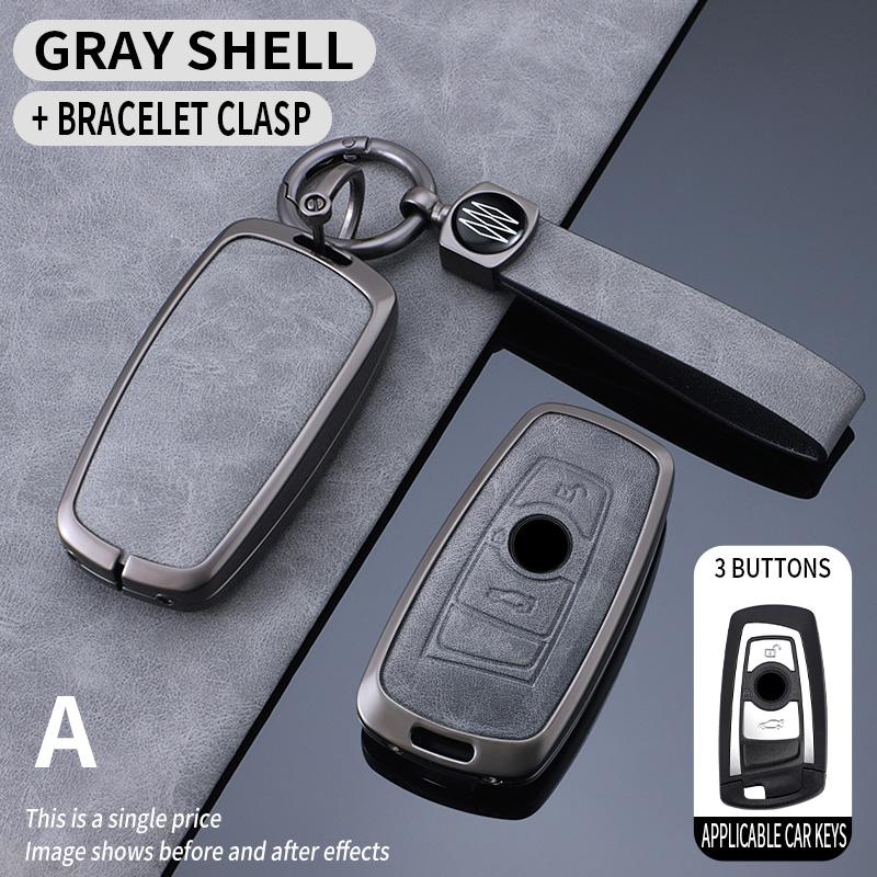 Metal Car Key Cover Fob Case Shell Accessories For Bmw F 3 5 7 Series X3 X5 F10 F20 F30 F40 E90 E92 E93 Cas4 Fem Ews5