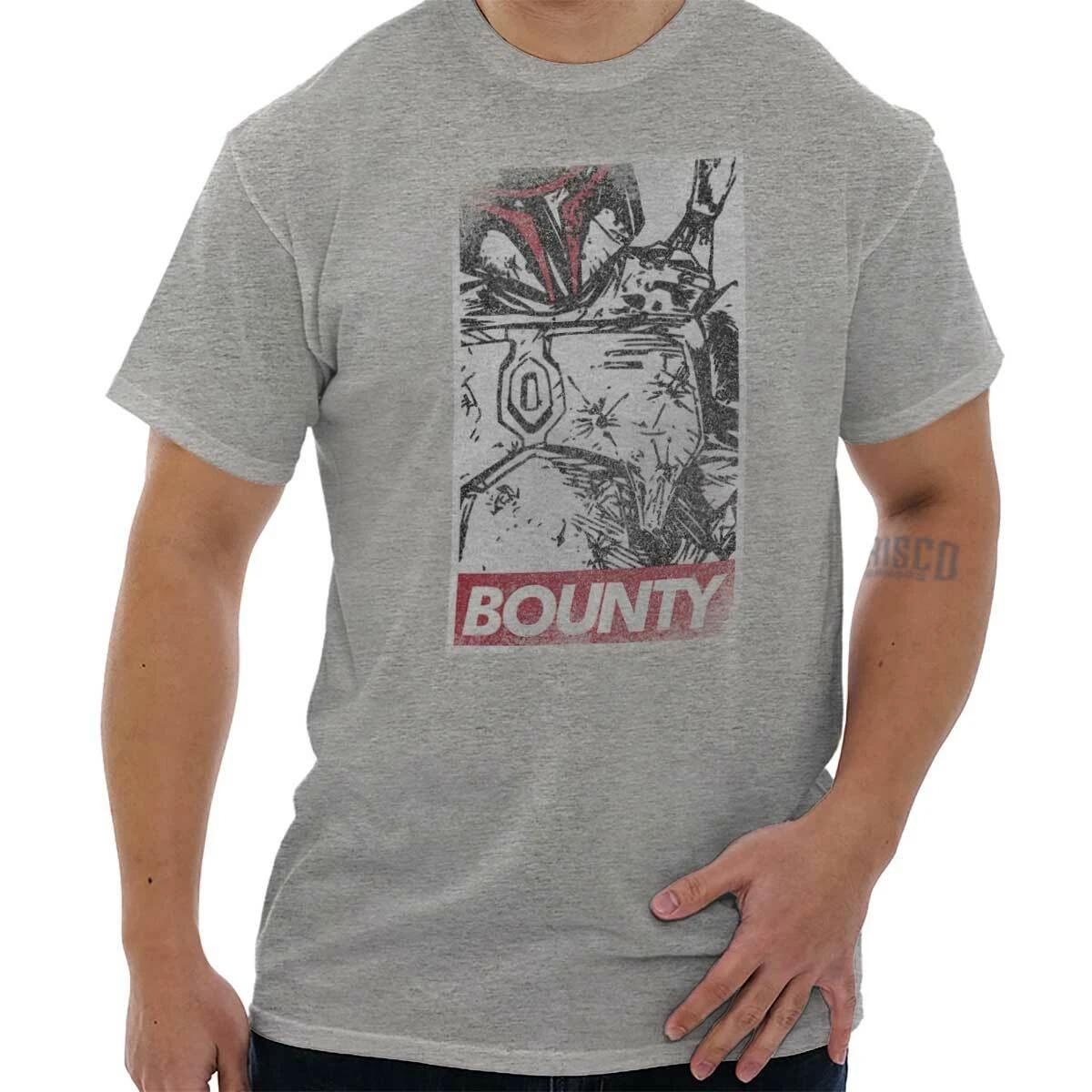 Cool Distressed Space Movie Bounty Hunter Womens or Mens Crewneck T Shirt Tee XXXL