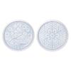 Xmas-Tree Coaster Epoxy Resin Mould Snowflake Cup Mat Silicone Mold Home-Decor