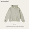 2025 Autumn Men's Basic Heavyweight Terry Cloth Hoodie - Trendy American Brand, Solid Colors, Unisex Design.