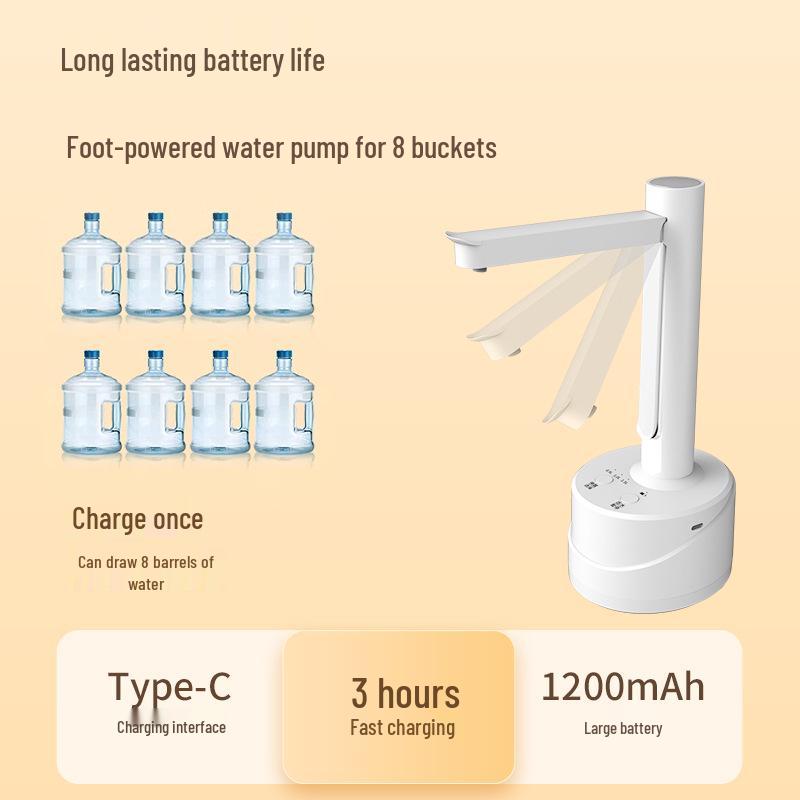 Smart Multi-Gear USB Rechargeable Foldable Water Dispenser
