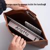 Premium Leather Handbag for 16" Tablet/Laptop, Business, Large Capacity, Document/File Storage
