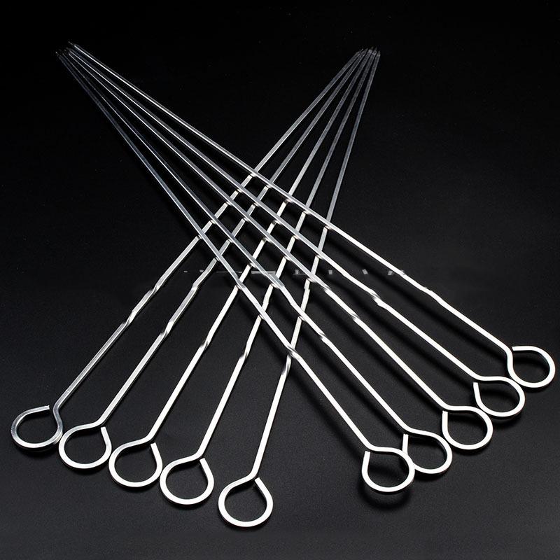 

Шпажка для барбекю из нержавеющей стали, Железная шпажка для барбекю, Круглая квадратная игла для барбекю, Шпажка для барбекю