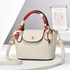 Bag for Women 2025 New Niche Fashion Scarf Handbag Versatile Soft Leather Shoulder Crossbody Bag Simple Style Small Square Bag