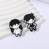 RPG Game Omori Pixel Figure Enamel Pin Anime Cosplay Omori Aubrey Kel Hero Sunny Metal Brooches Lapel Badge Funny Jewelry Gifts
