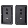 2 Pcs Speaker Wiring Back Panel Professional Stage Speaker Junction Box Connector for 715 725 Stage Speakers