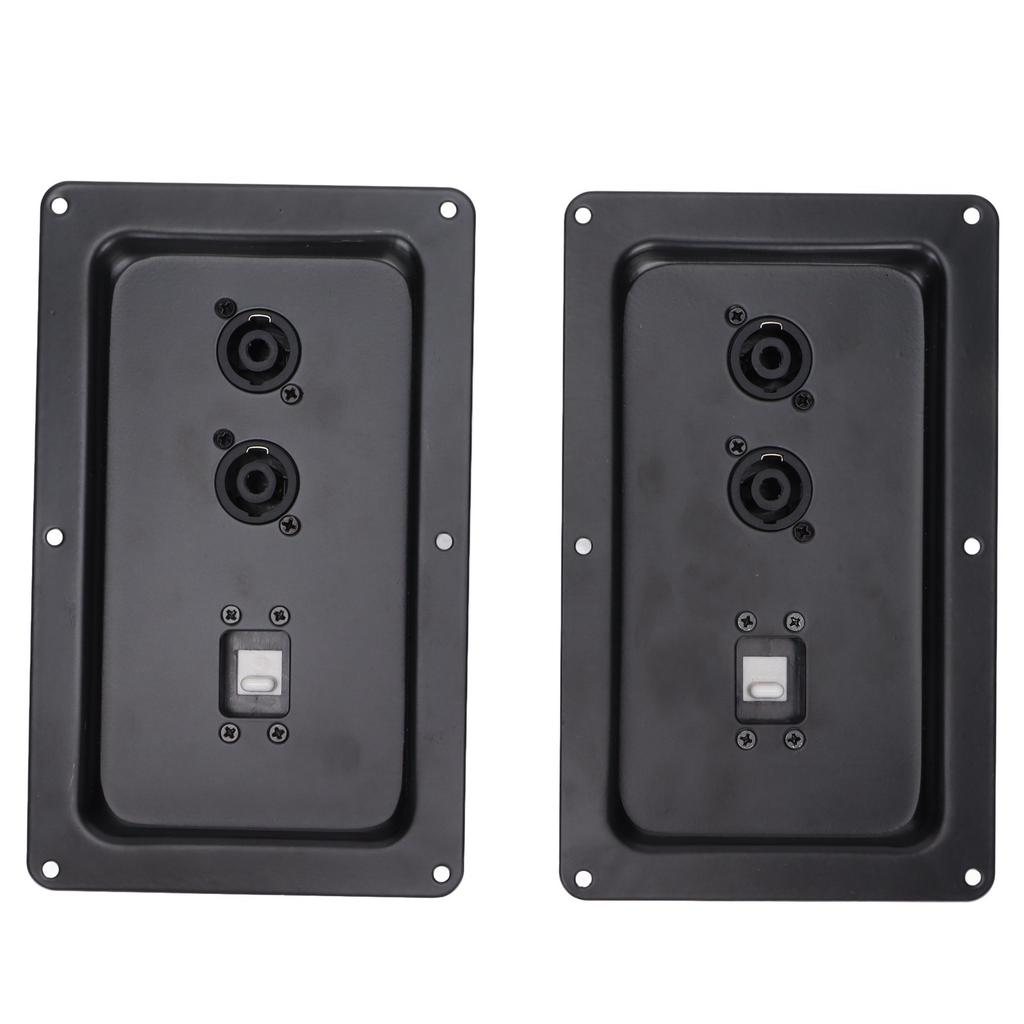 2 Pcs Speaker Wiring Back Panel Professional Stage Speaker Junction Box Connector for 715 725 Stage Speakers
