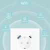 Tuya Type-C WiFi Smart Wall Socket Power Monitor USB EU Plug Outlet APP Wireless Remote Control Work With Alexa Google Home