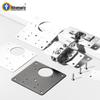 Stainless Steel Furniture Cabinet Door Hinge Reinforcement Plate