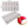 1Pc 3D Mango Shape Silicone Cake Mold Fruit Mousse Mould Chocolate Fondant Dessert Baking Molds Cake Decoration for Home Kitchen