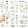 8 Cartoon Cute Korean Ins Simple Collage Stickers DIY Handicraft Waterproof Set Decorative Stickers