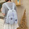 Schoolbag Lace White Polka Dot Loose Ear Rabbit Backpack Women's 1011 New Niche Cute Backpack Large Capacity Student School Bag