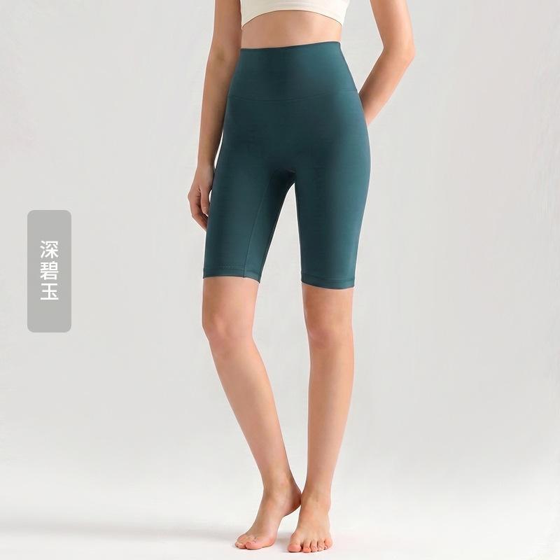 Weiman cloud nude five-point yoga pants women's summer thin tight yoga clothes high waist hip lift fitness yoga pants