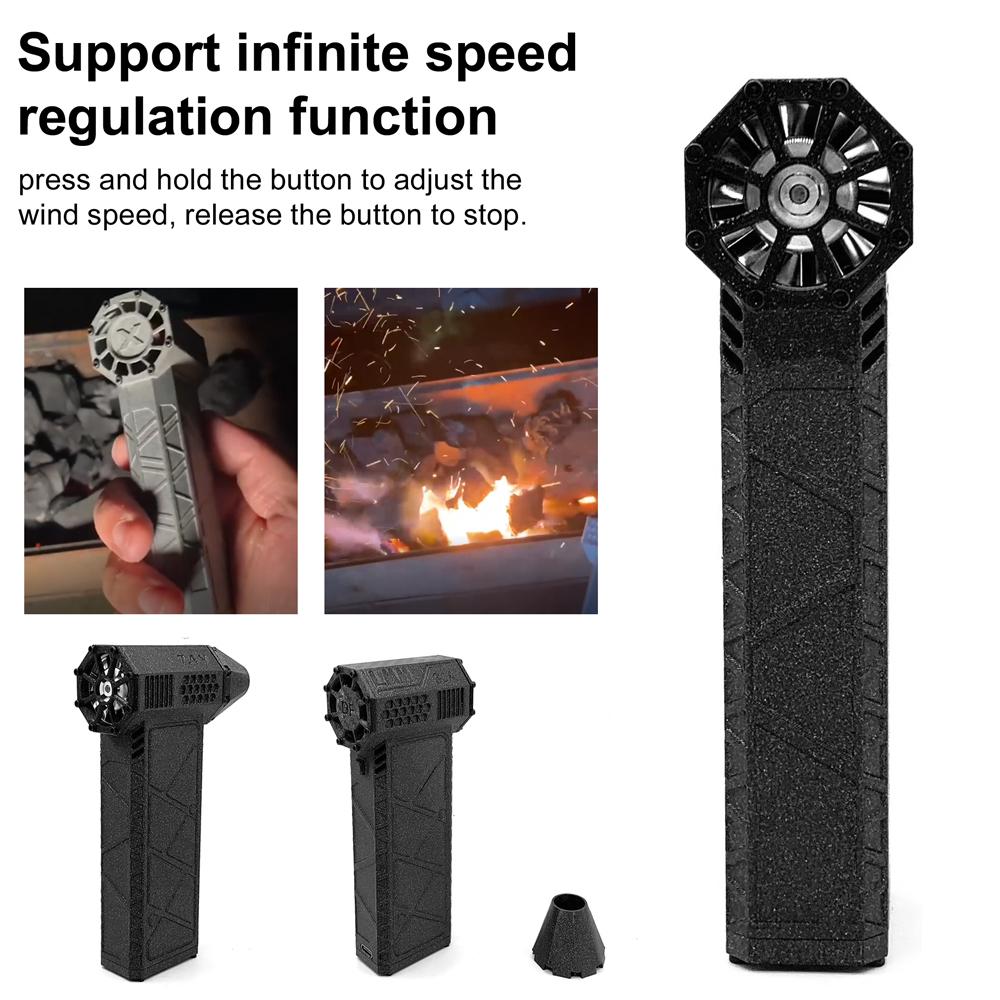 28.8mm Brushless Motor   Silent High Power 110,000RPM TurboFan Dust Blower Cleaning Tool Type-C Interface Support PD Fast Recharging Protocol