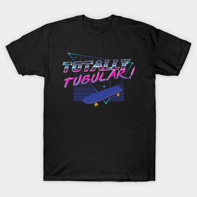 

Men Black Print T-shirt Totally Tubular No-Cut Transfer Paper Print Cotton Tshirt 4XL чёрный
