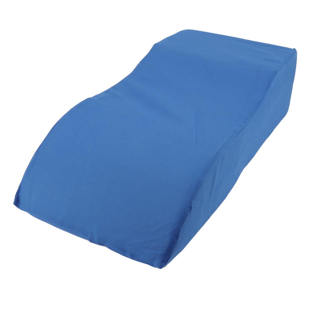 Leg Elevation Pillow S Shape Foam Elevated Leg Pillow for Rolling Over Discomfort Relief Blue