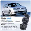 Power Window Switch 1J4959857 3BD959857 1J4959857D 1J4959857C Driver Side For VW Golf 4 Jetta MK4 Bora Passat B5 Plastic 12V