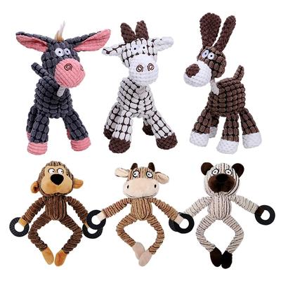 New Upgrade Your Playtime with Soft Plush and Durable Squeaky Donkey Dog Toy - The Perfect Choice for Small and Large Pets. Enha