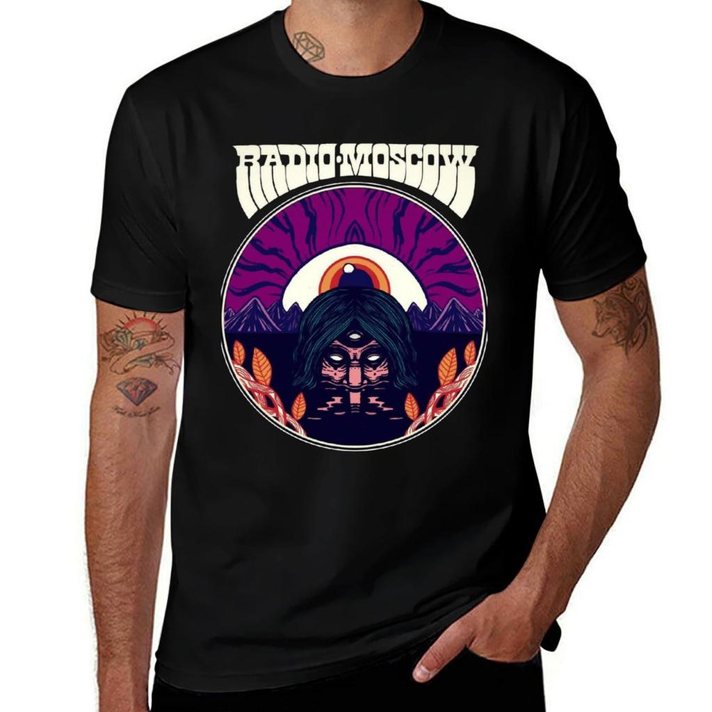 Radio Moscow Tshirt Stylish Print Short Sleeve Tee Tshirt