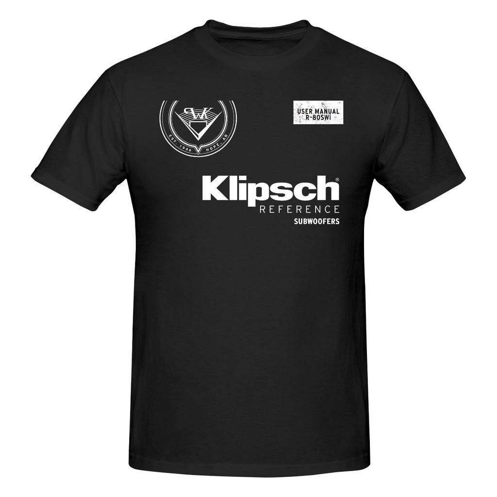 Klipsch Couple Style Tshirtkoreanstyle Vibe Embroidery Basic Tee