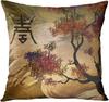 Cherry Blossom Pillowcase Printed Polyester Home Bedroom Bed Living Room Sofa Decorative Cushion Cover