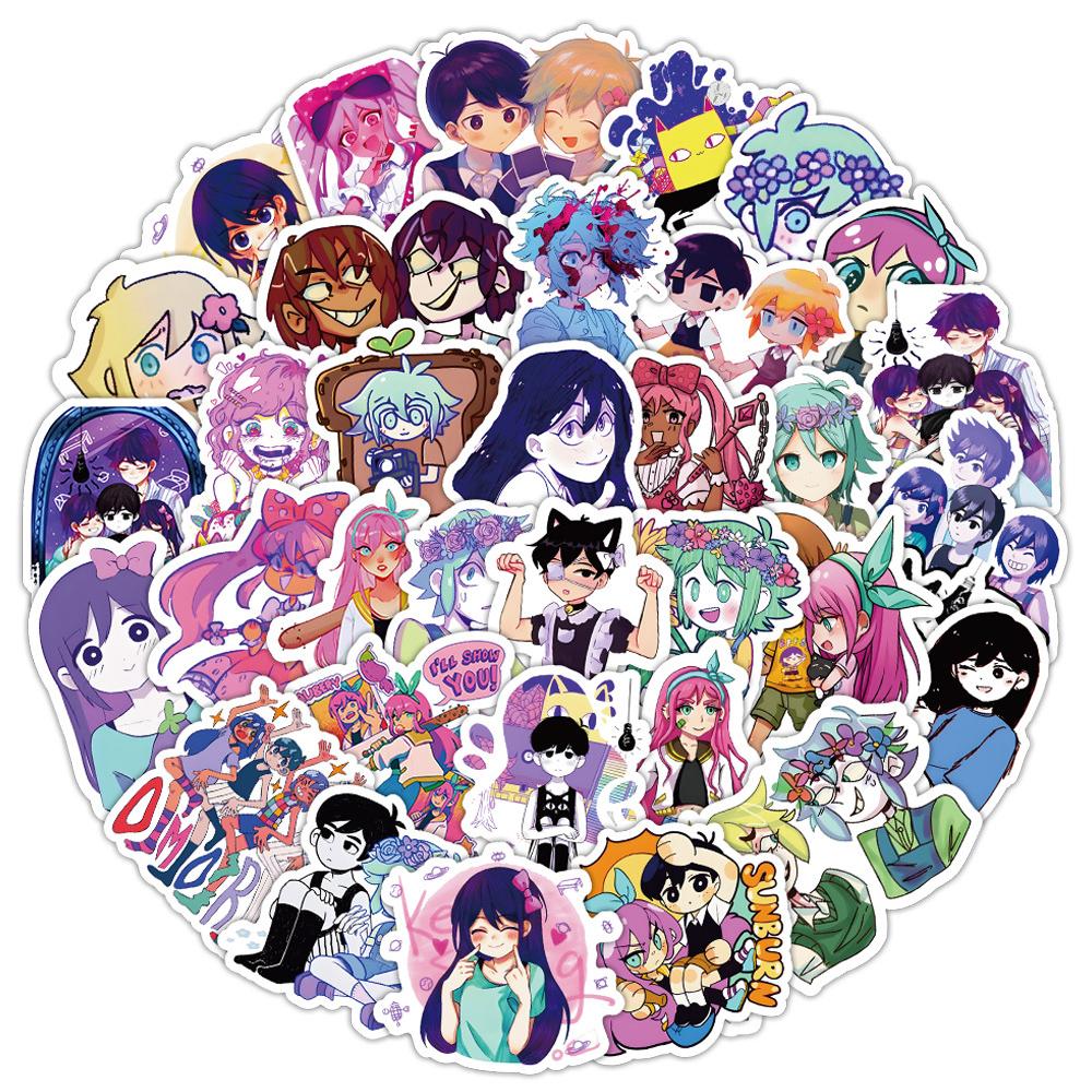 10/30/50pcs Funny Game Omori Anime Stickers Cute Graffiti Decals DIY Suitcase Motorcycle Laptop Waterproof Cool Cartoon Sticker